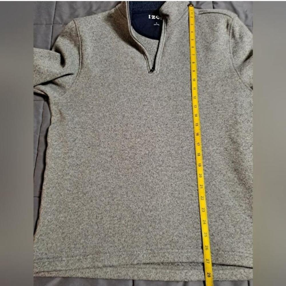 IZOD half zip lightweight sweater LG - Picture 7 of 10